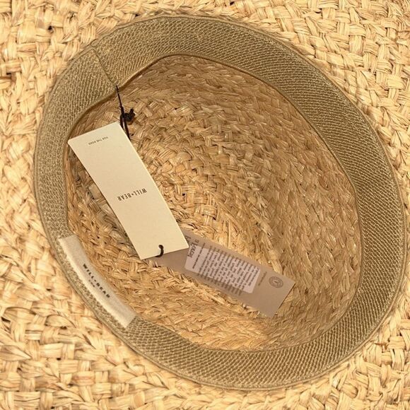 Will + Bear Tan Raffia Straw Unisex Hat(Size Large) main image 6